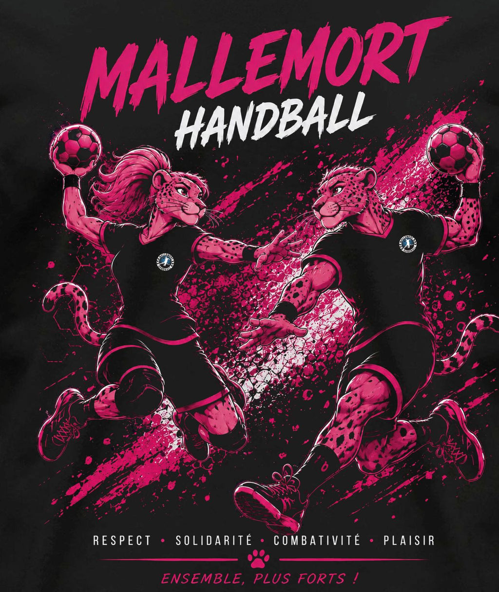 T-shirt Mallemort Handball – Édition "Esprit de Compétition"