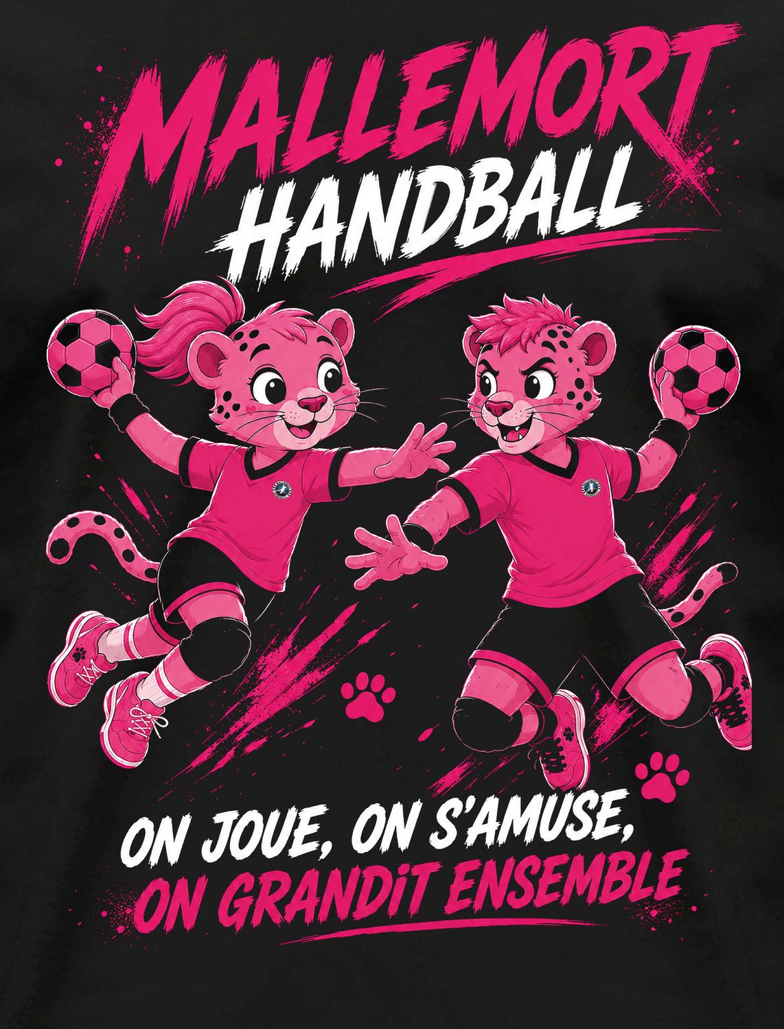 T-shirt Mallemort Handball – Édition "Mini Champions"