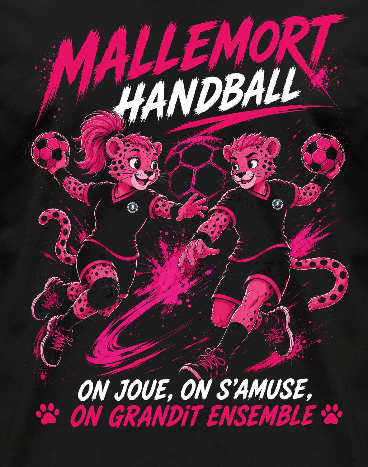 T-shirt Mallemort Handball – Édition "Génération Dynamique"